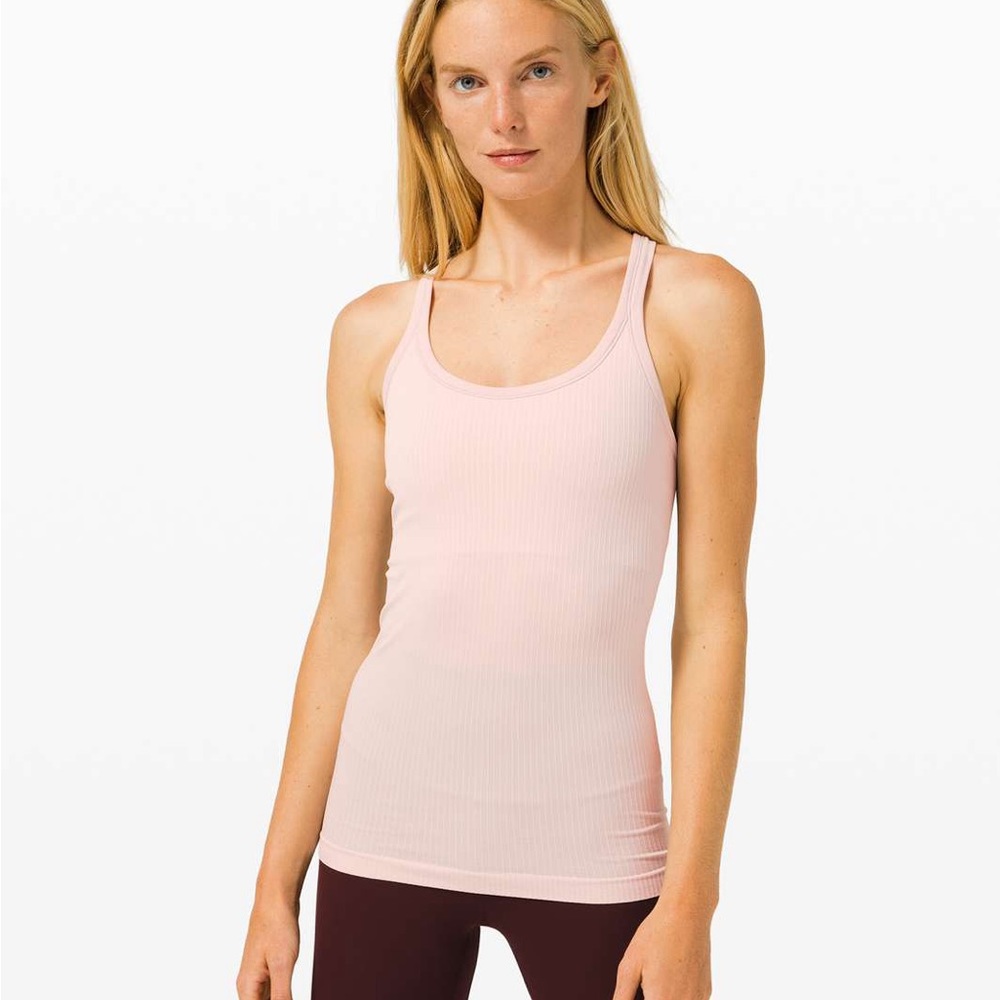 Lululemon Ebb to Street Tank (Misty Pink)